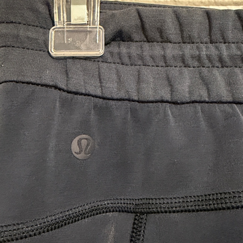 Lululemon Softstreme High-Rise Pant Short 28.5” Black Flowy Wide Leg - Picture 7 of 9